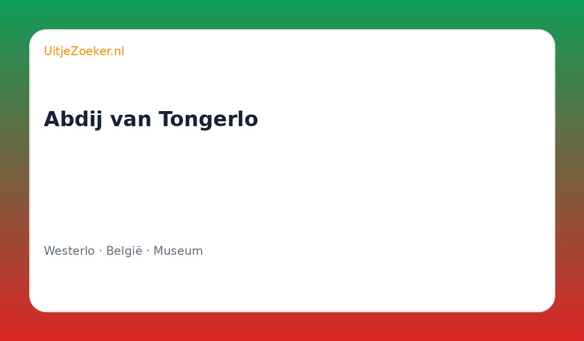 Abdij van Tongerlo