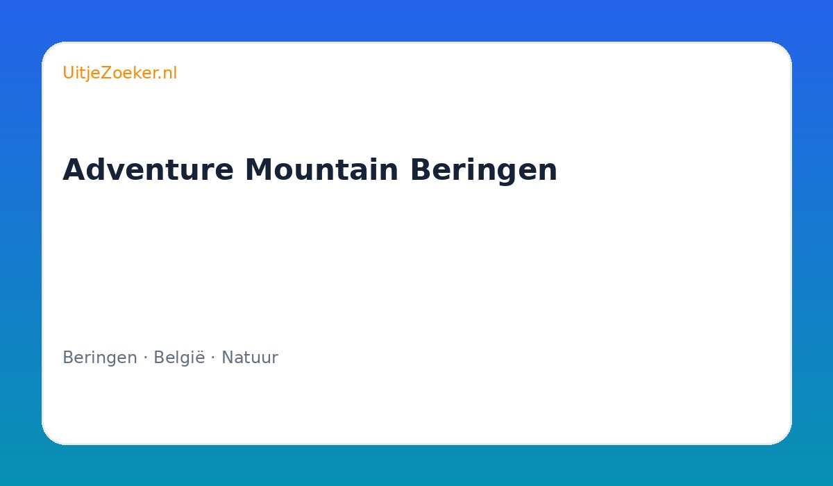Adventure Mountain Beringen
