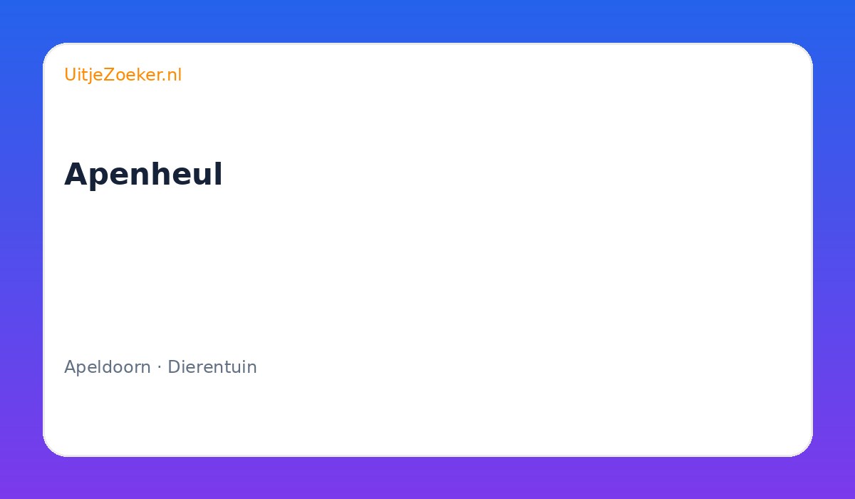 Apenheul