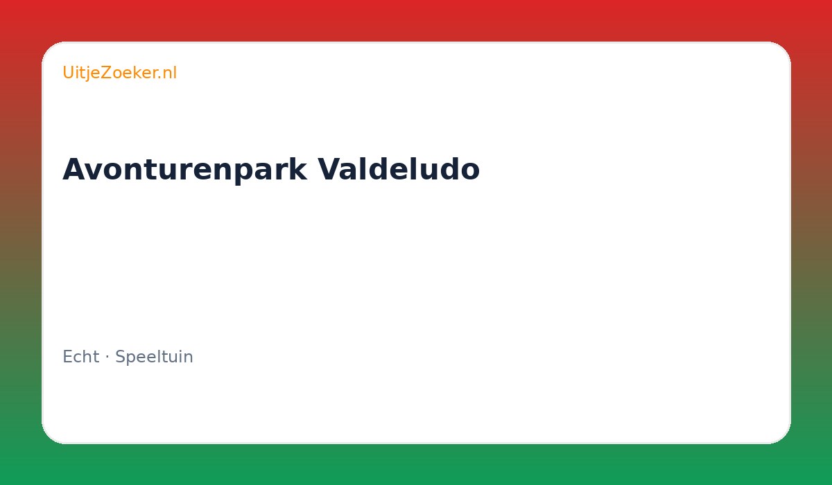 Avonturenpark Valdeludo