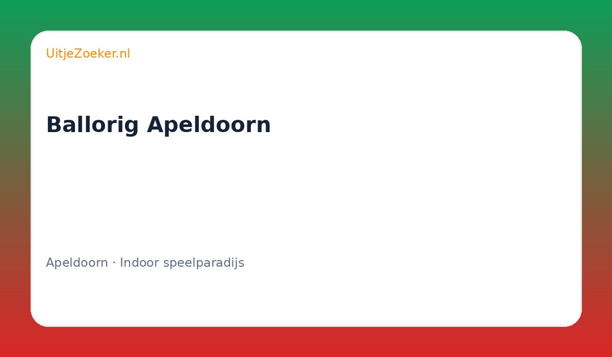 Ballorig Apeldoorn