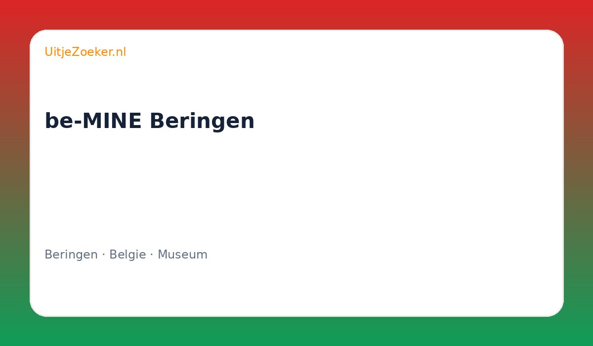 be-MINE Beringen