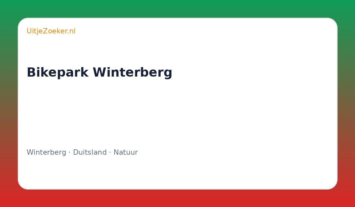 Bikepark Winterberg