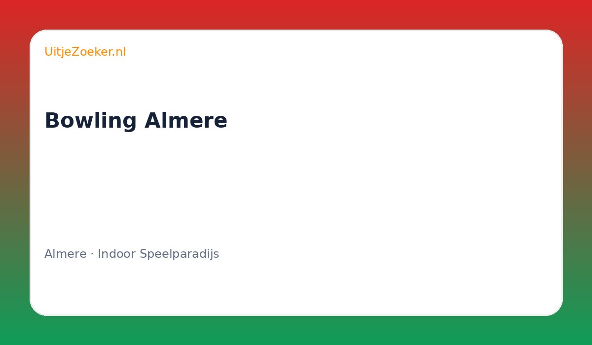 Bowling Almere