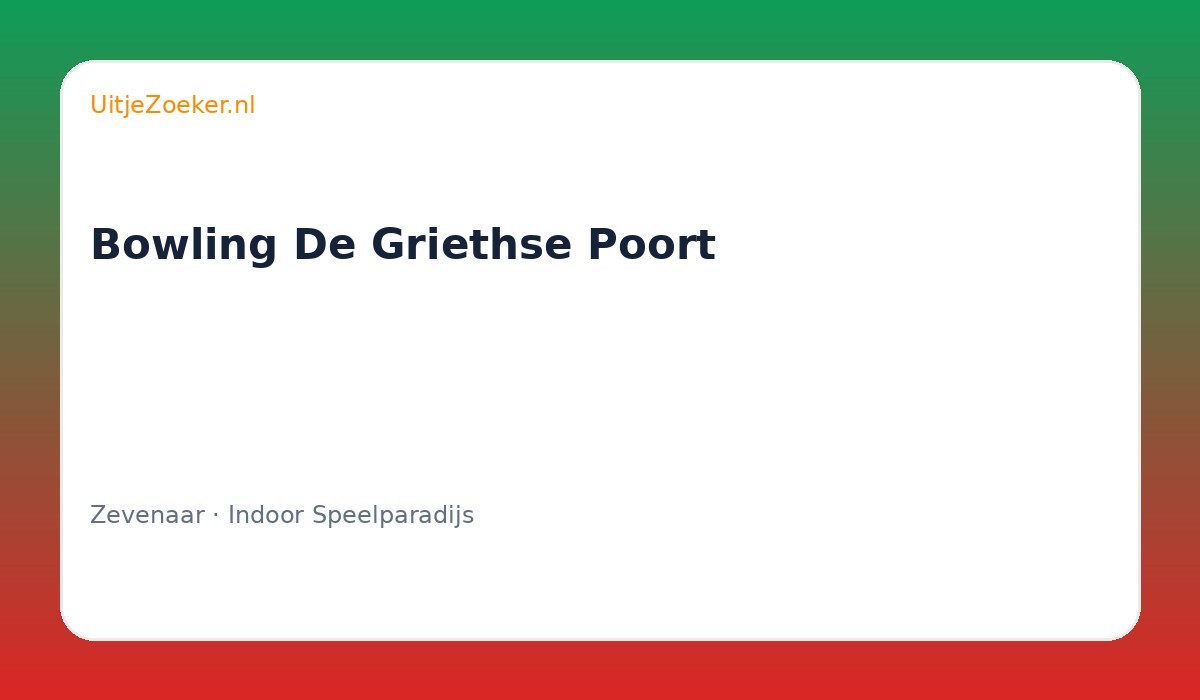Bowling De Griethse Poort