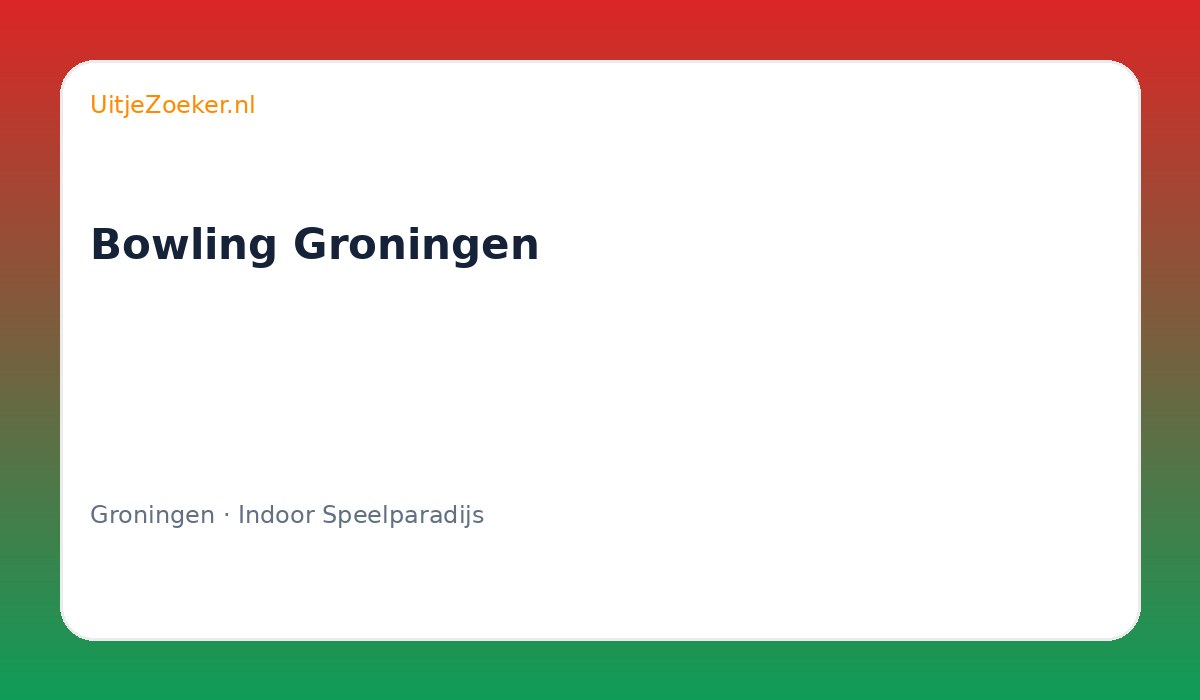 Bowling Groningen
