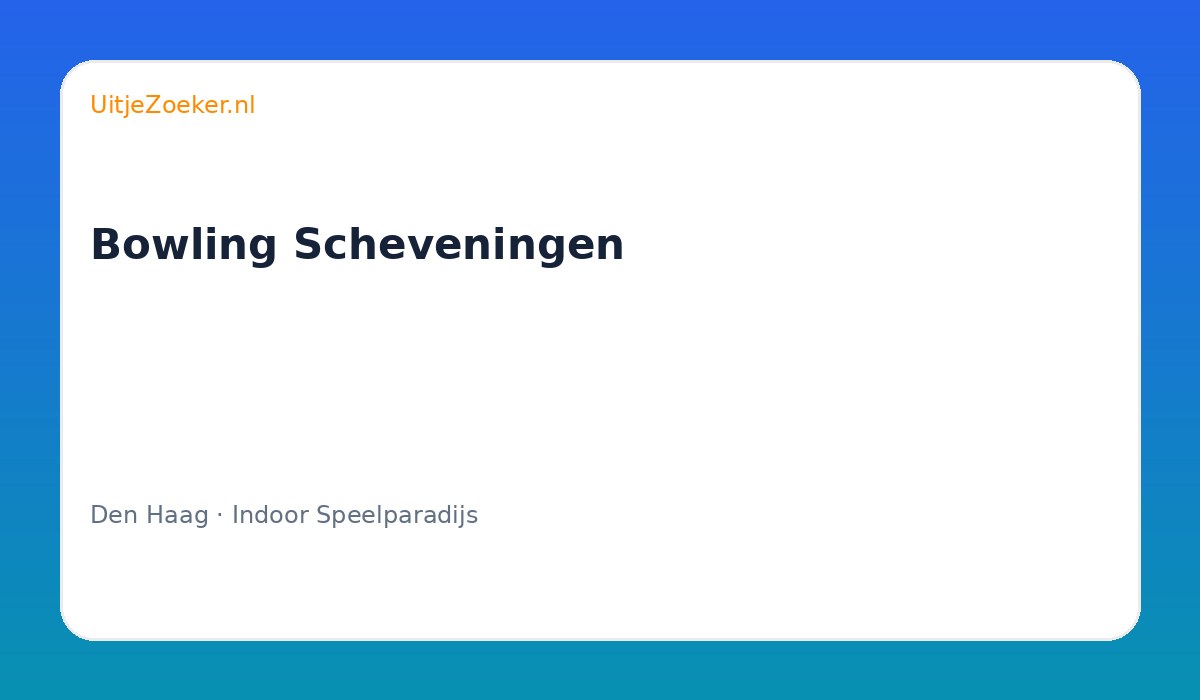 Bowling Scheveningen