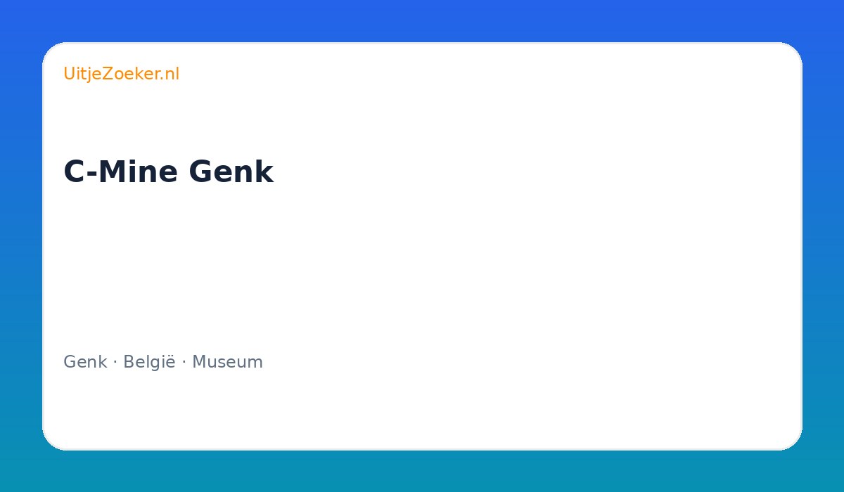 C-Mine Genk