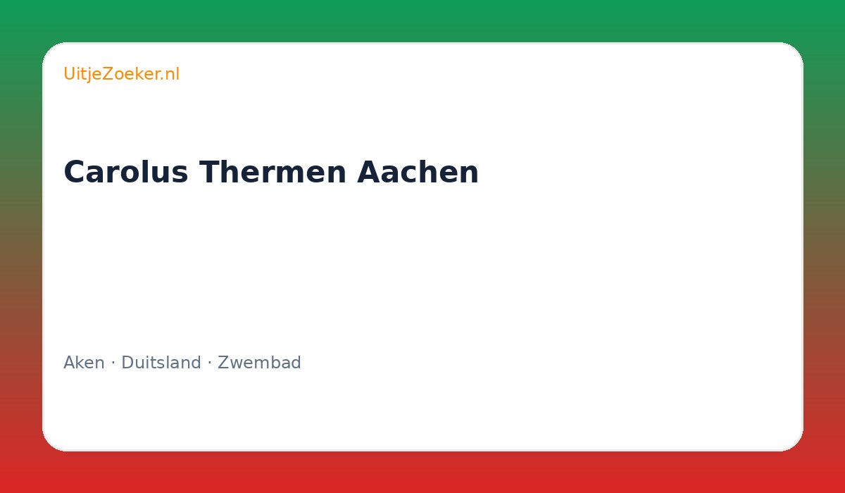 Carolus Thermen Aachen
