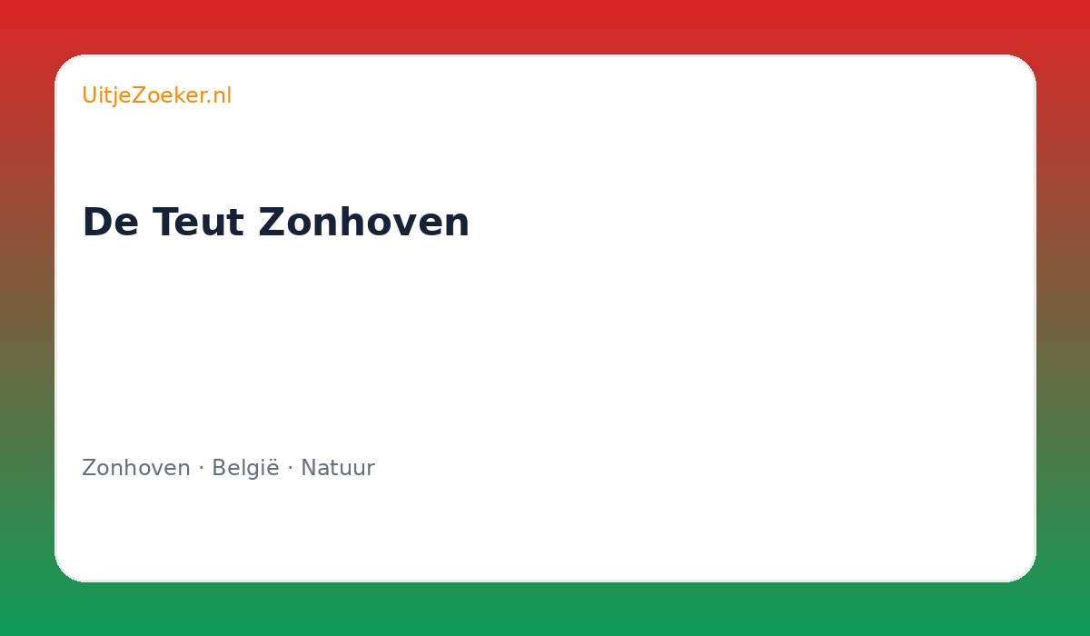 De Teut Zonhoven