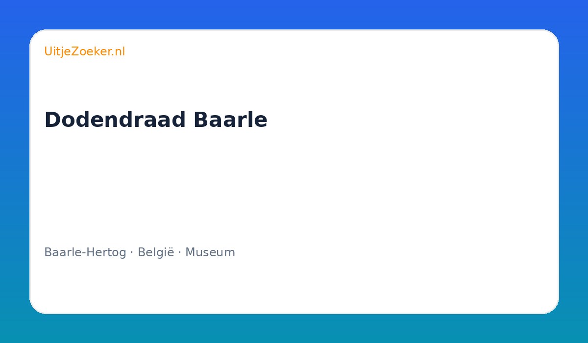 Dodendraad Baarle