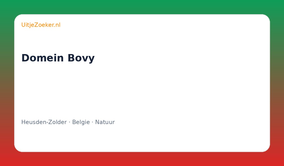 Domein Bovy