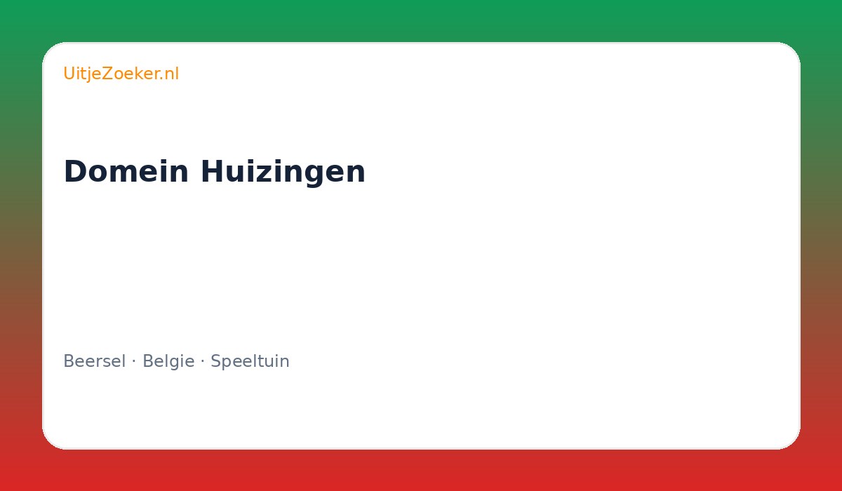 Domein Huizingen