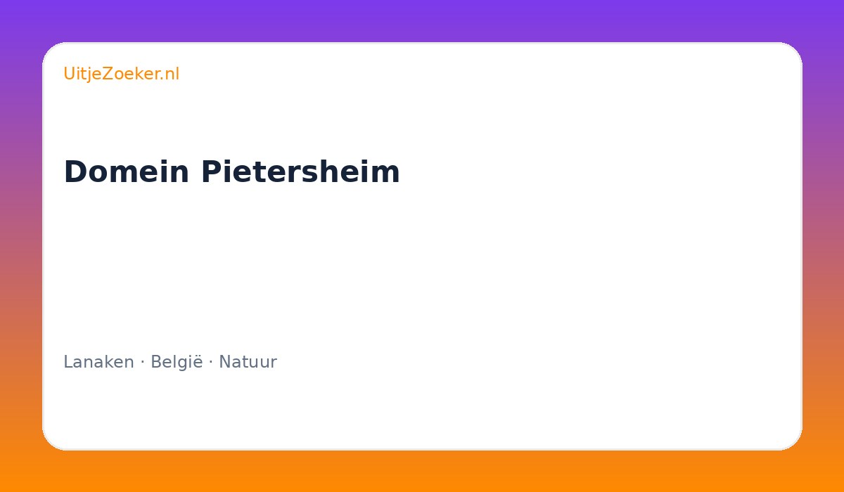 Domein Pietersheim