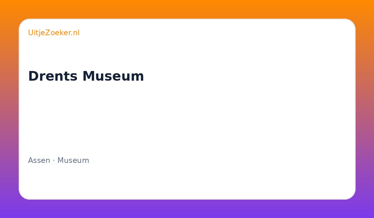 Drents Museum