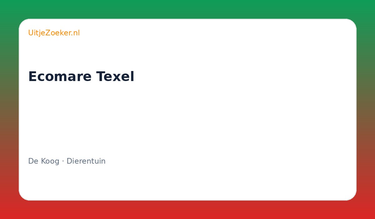 Ecomare Texel