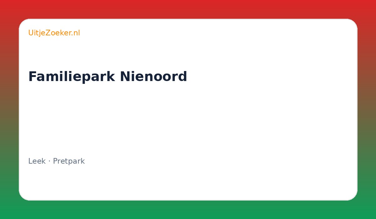 Familiepark Nienoord