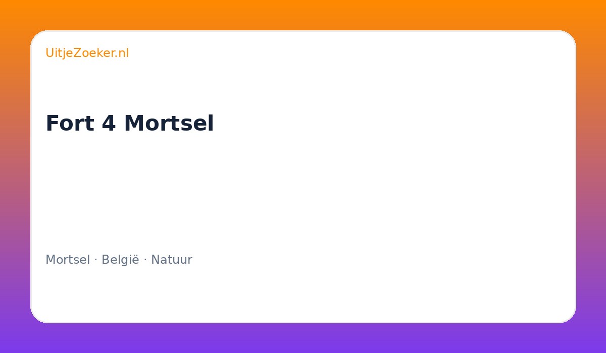 Fort 4 Mortsel