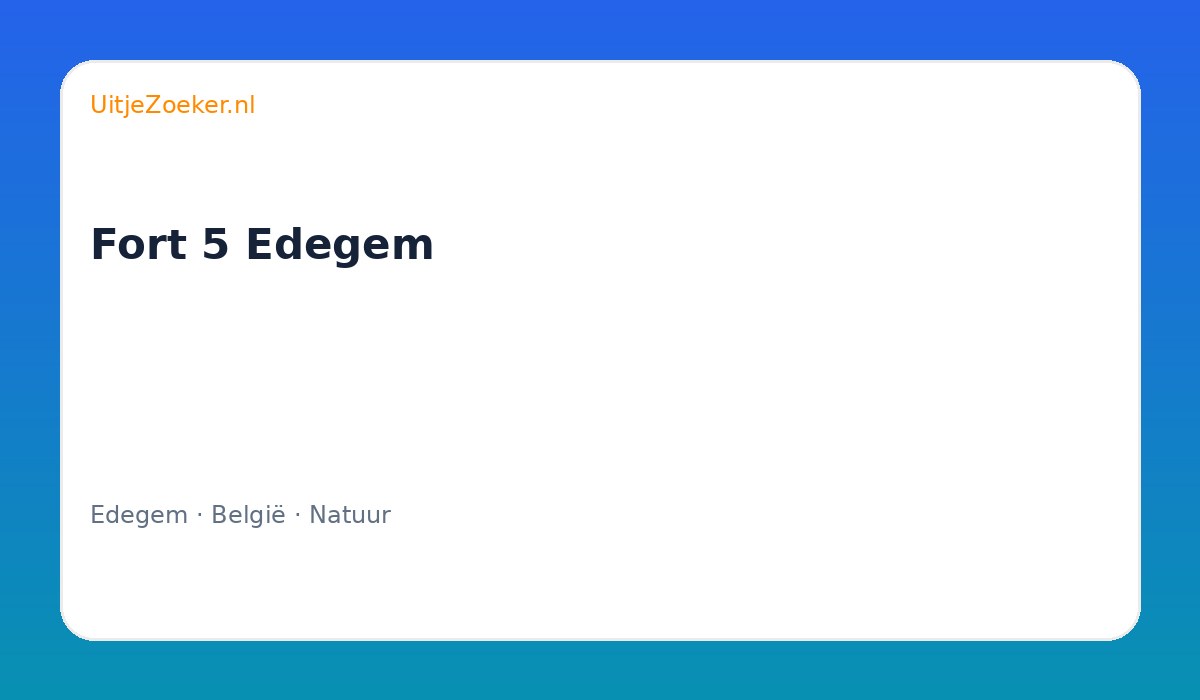Fort 5 Edegem