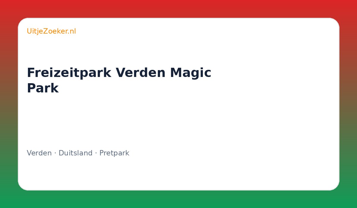 Freizeitpark Verden Magic Park