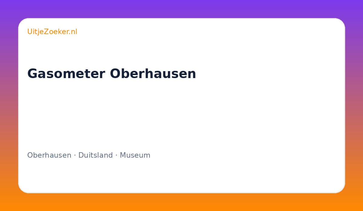Gasometer Oberhausen