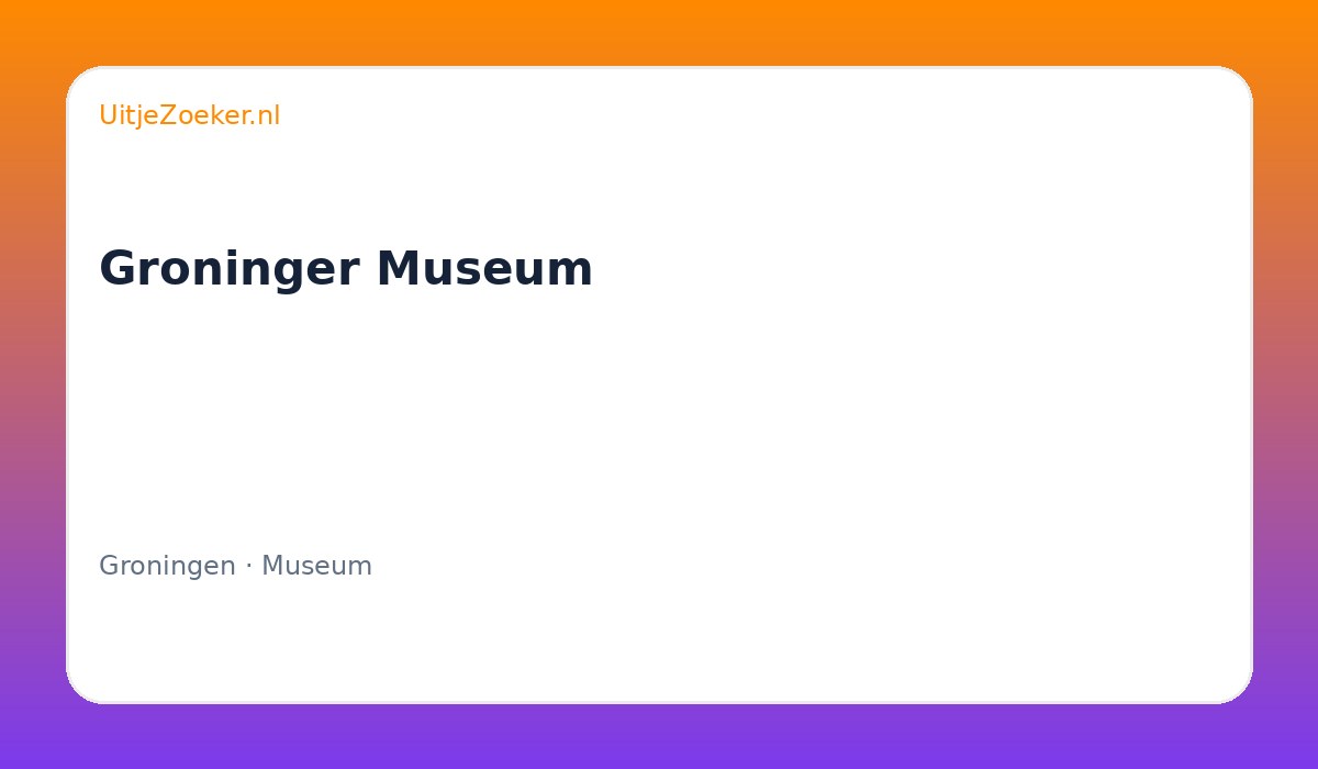 Groninger Museum