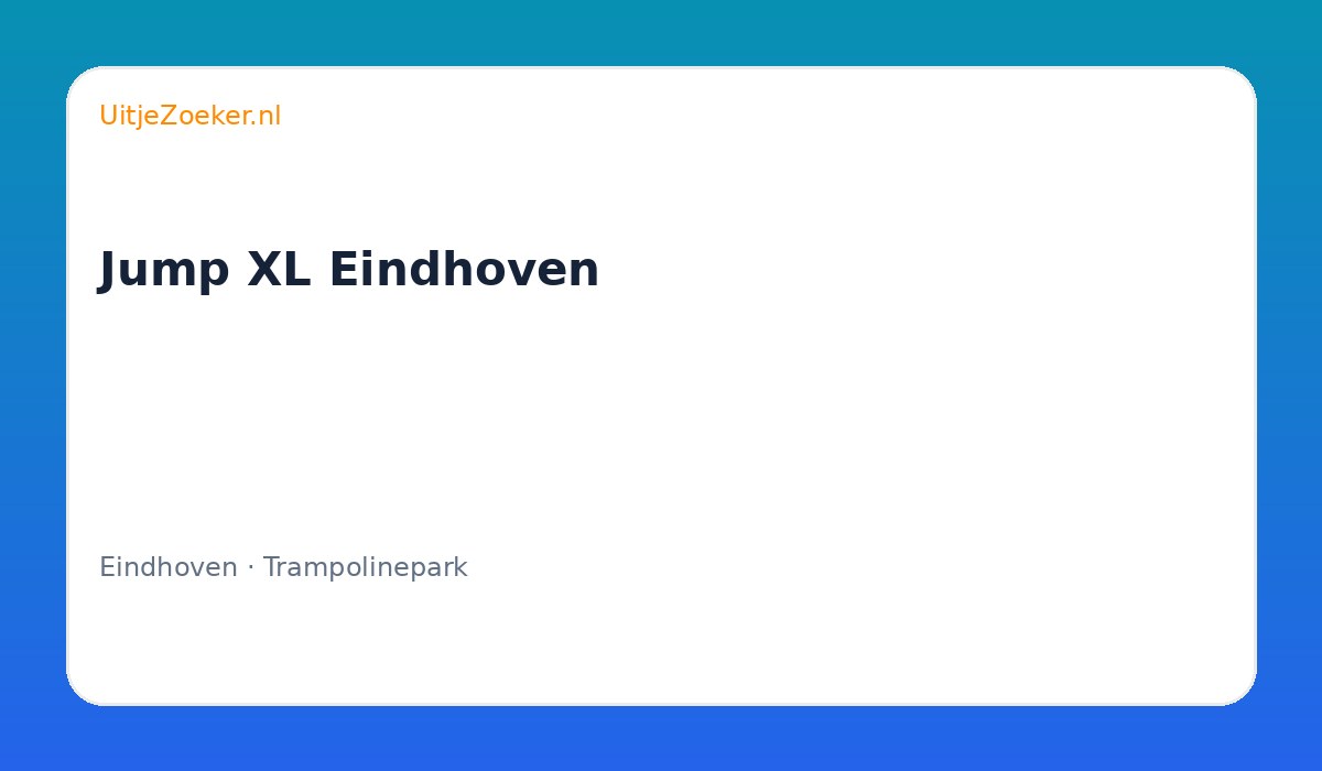 Jump XL Eindhoven