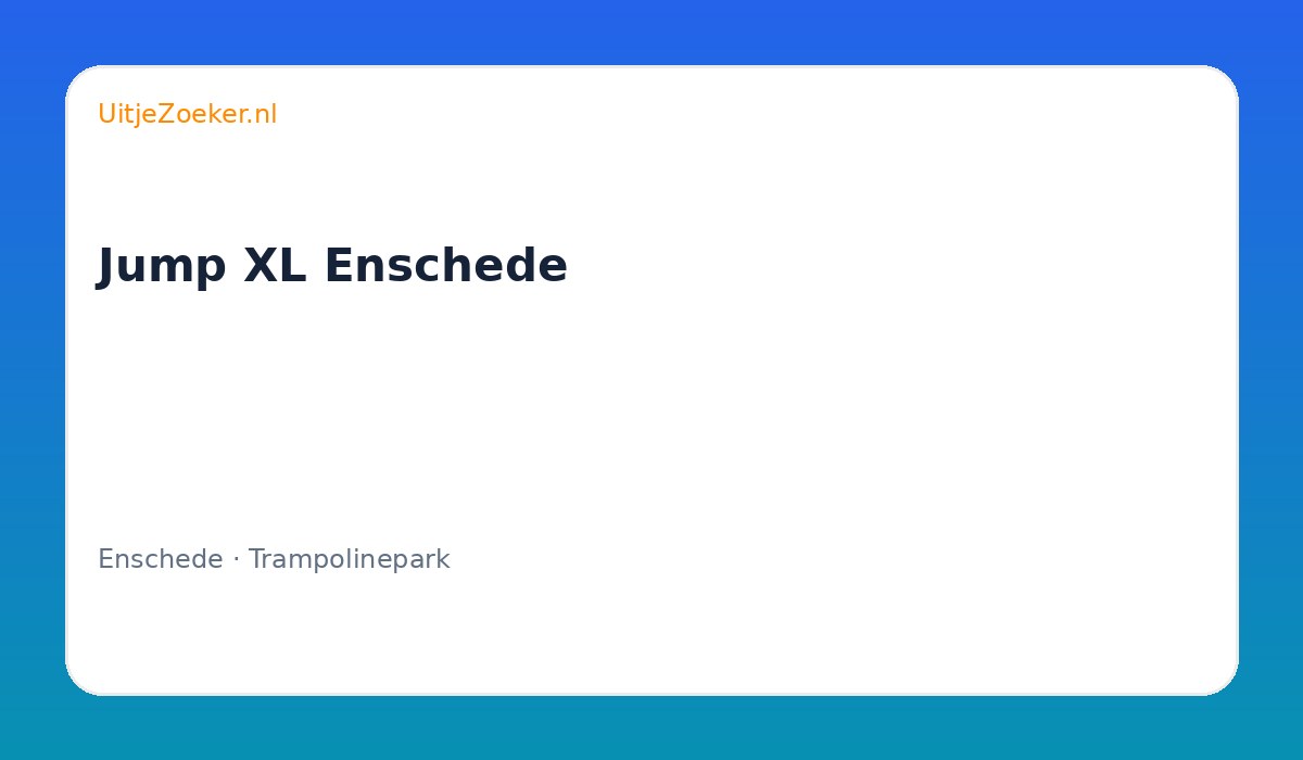 Jump XL Enschede