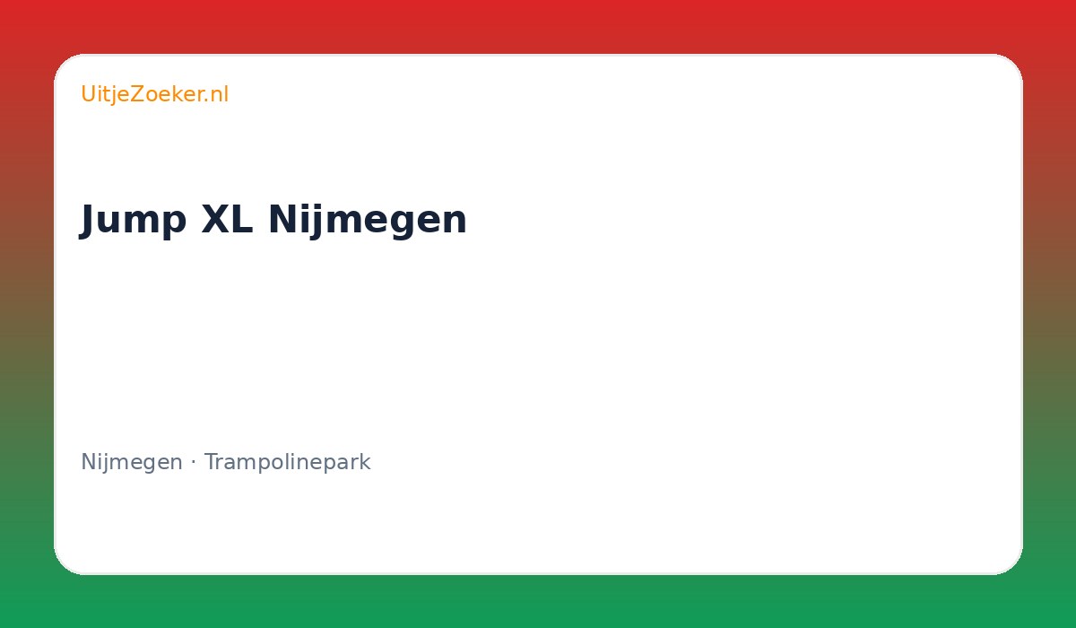 Jump XL Nijmegen