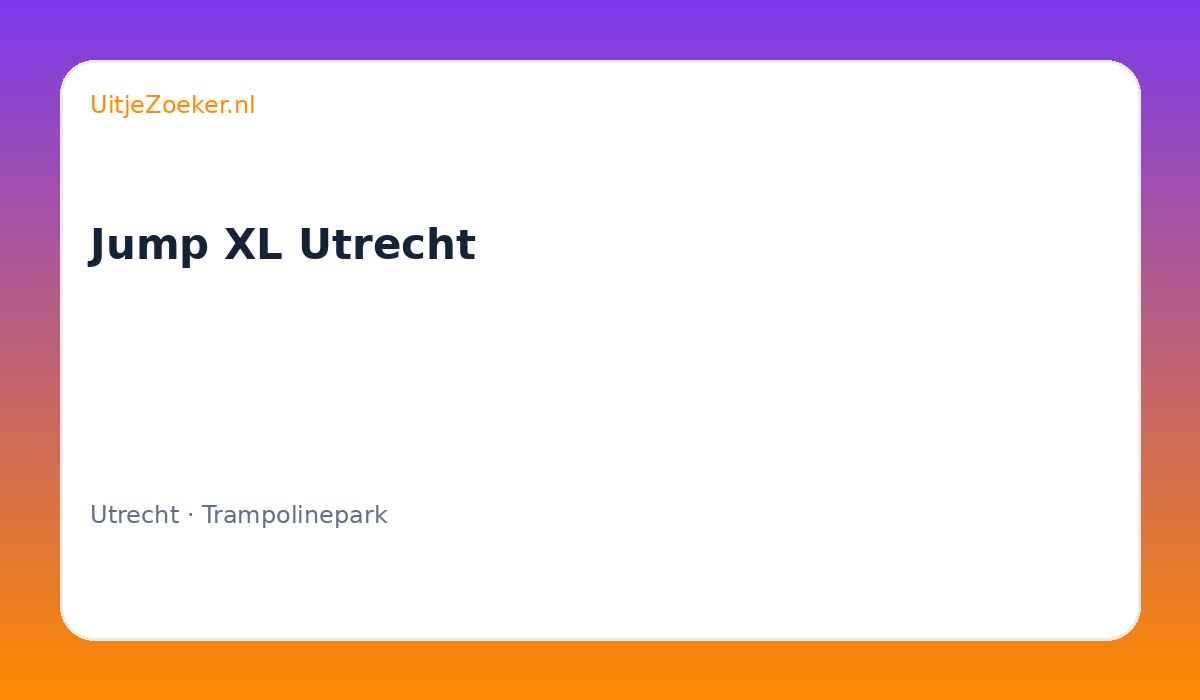 Jump XL Utrecht