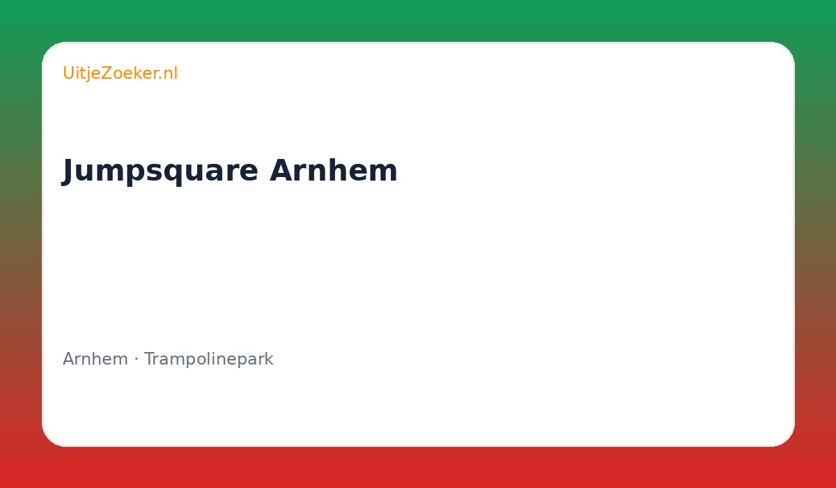 Jumpsquare Arnhem