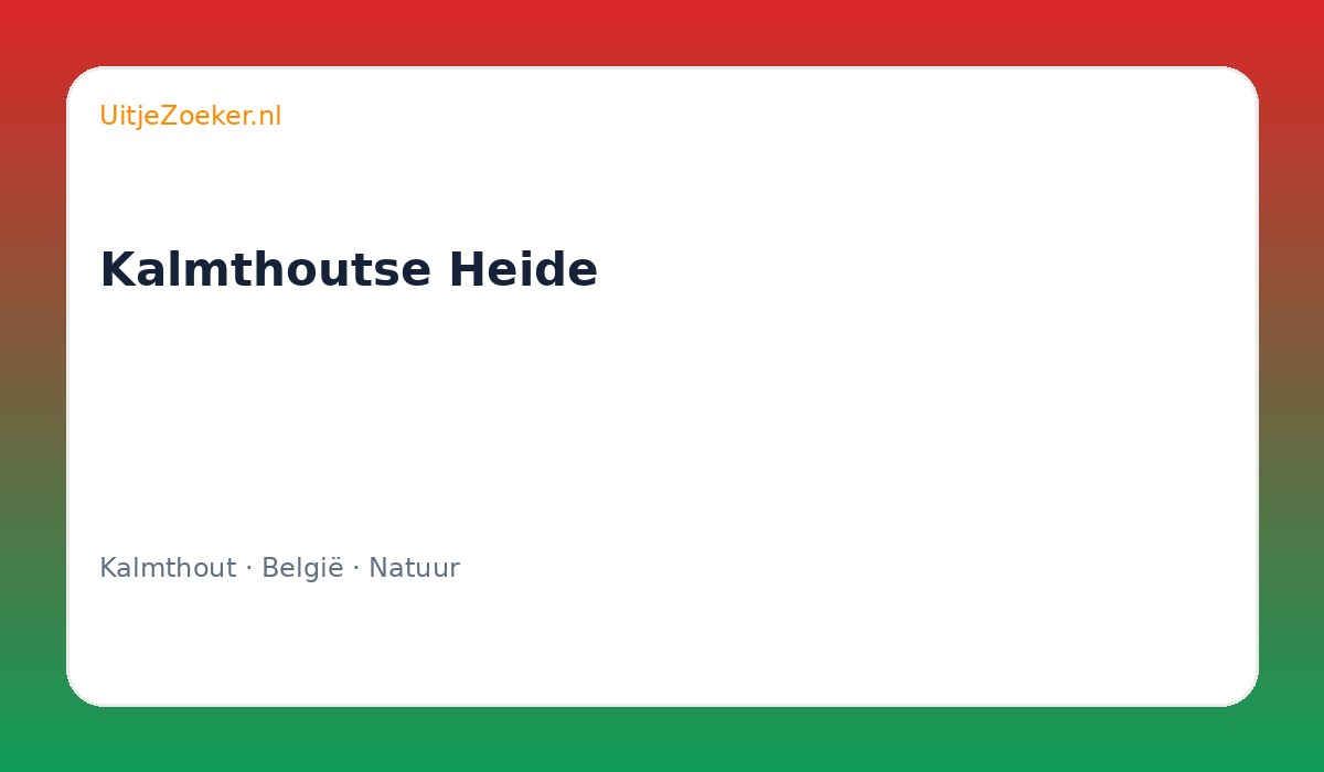 Kalmthoutse Heide