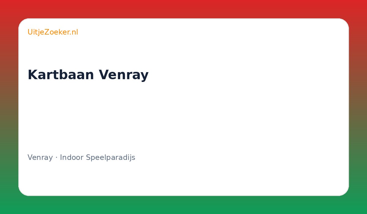 Kartbaan Venray