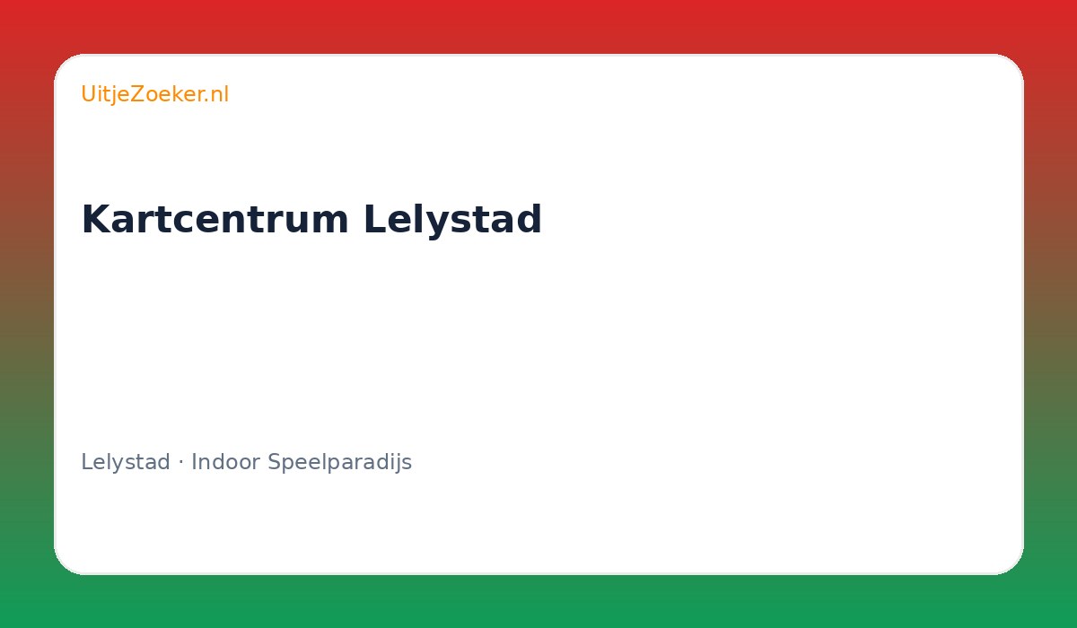 Kartcentrum Lelystad