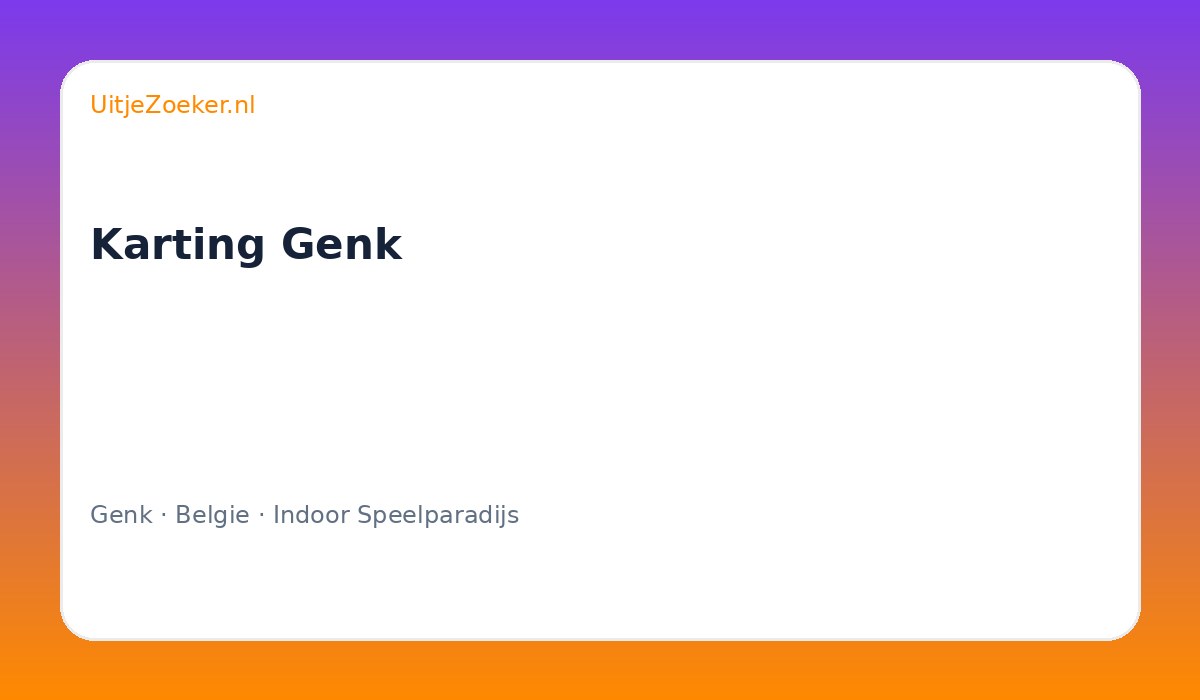 Karting Genk