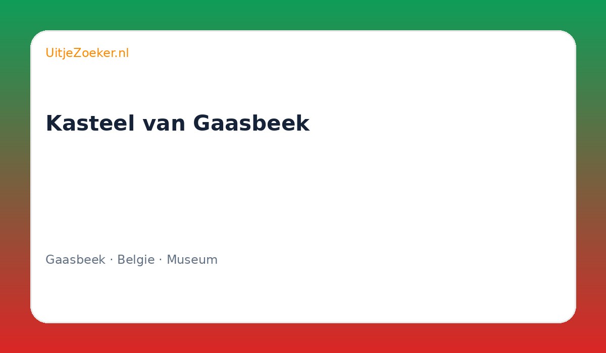 Kasteel van Gaasbeek
