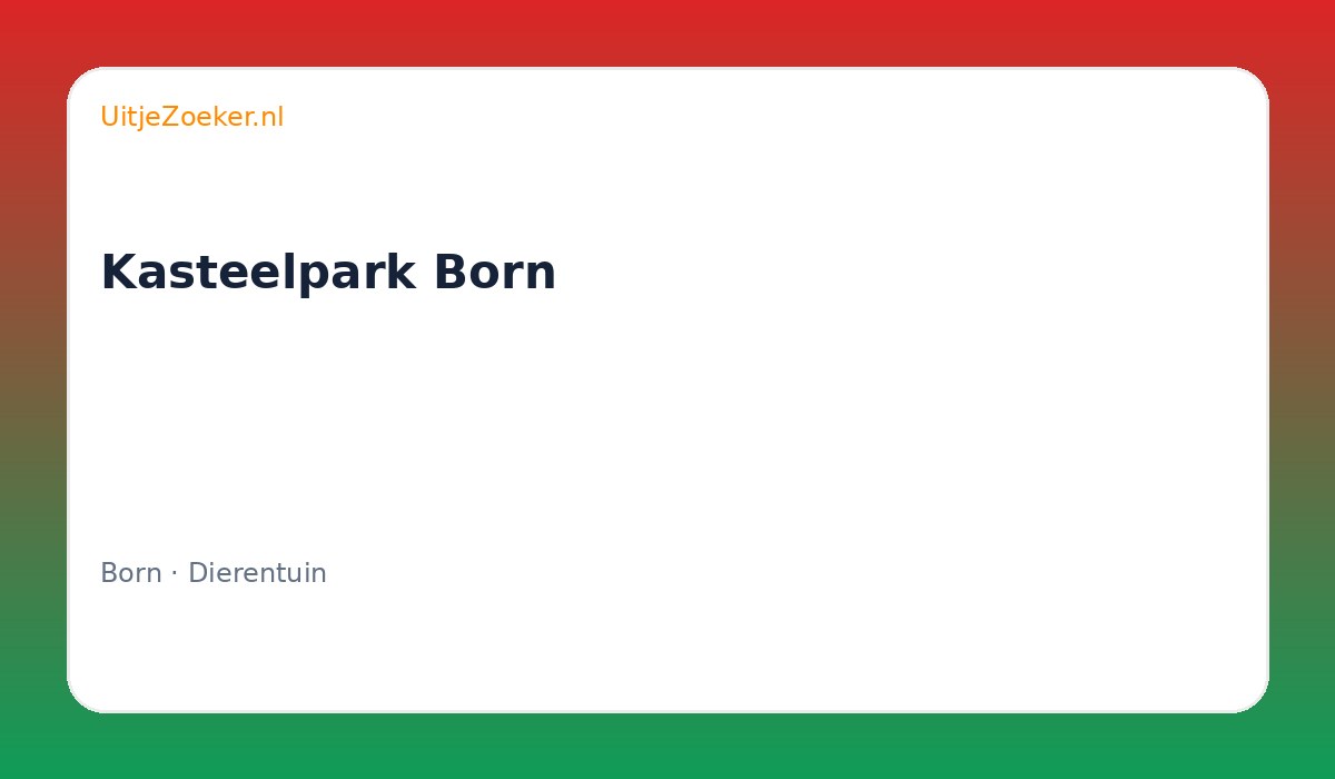 Kasteelpark Born
