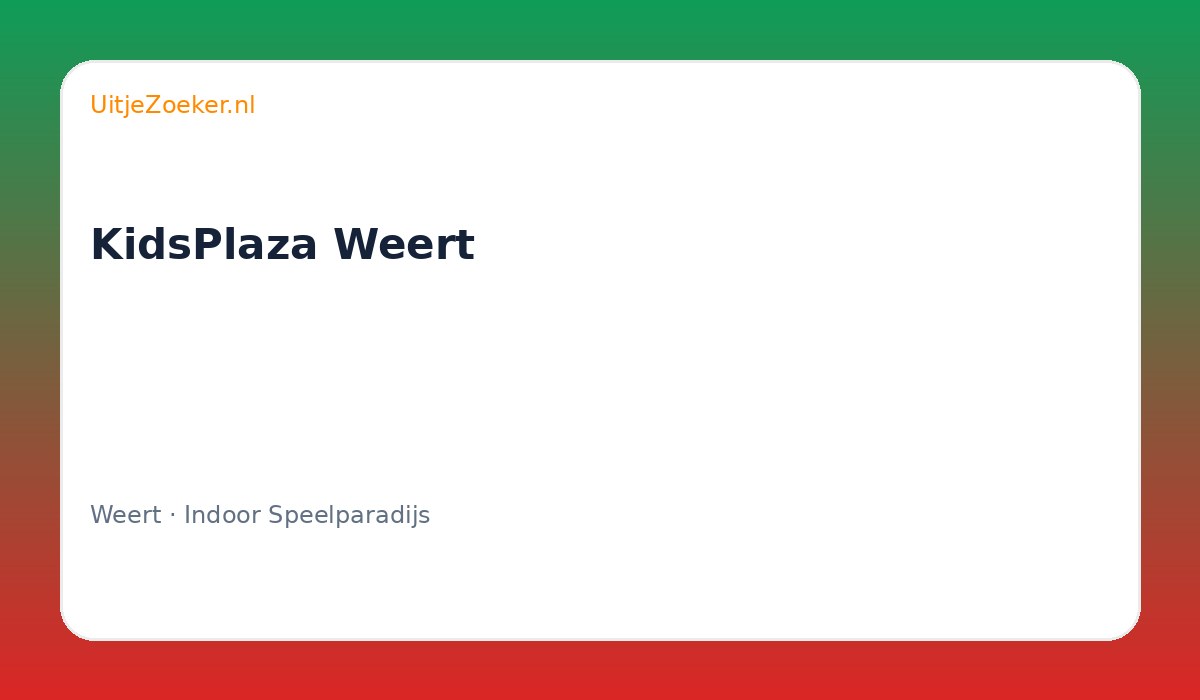 KidsPlaza Weert