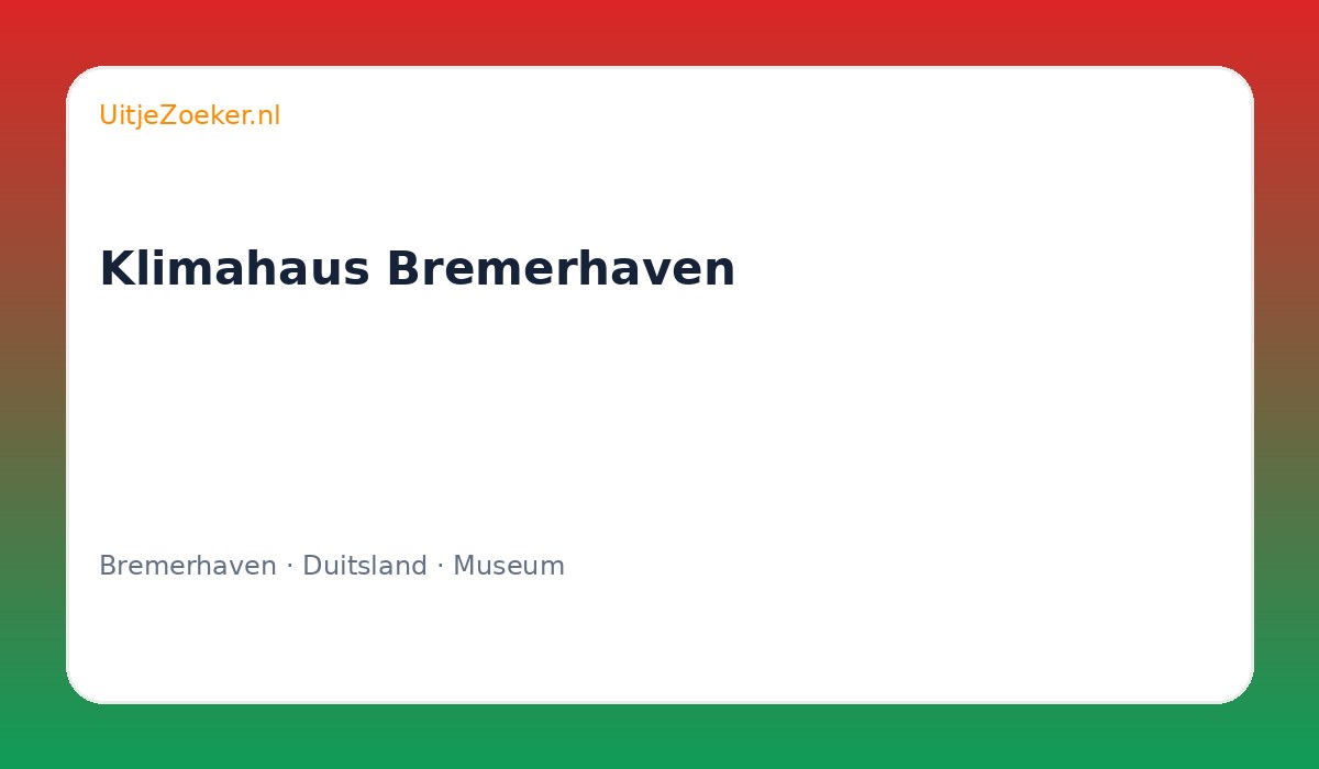Klimahaus Bremerhaven