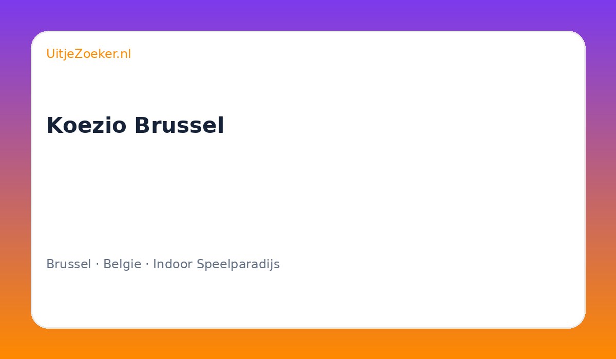 Koezio Brussel