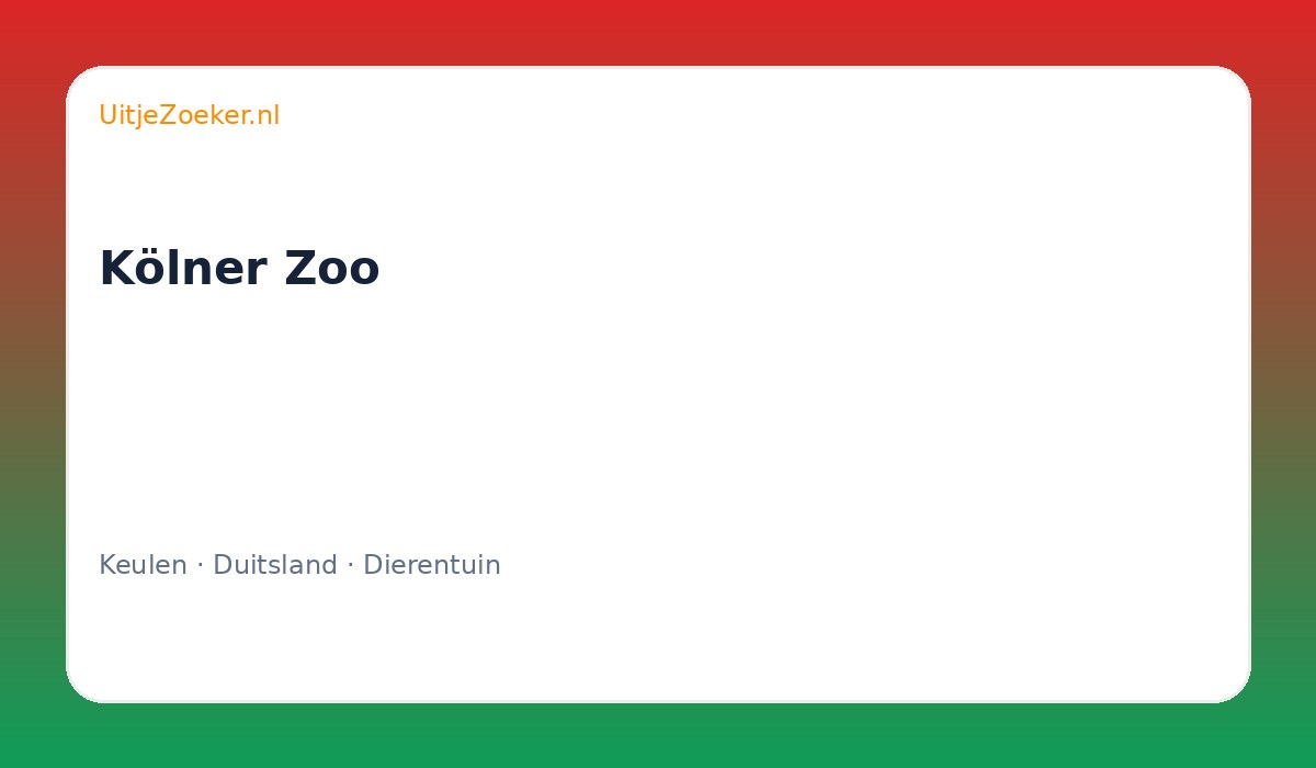 Kölner Zoo