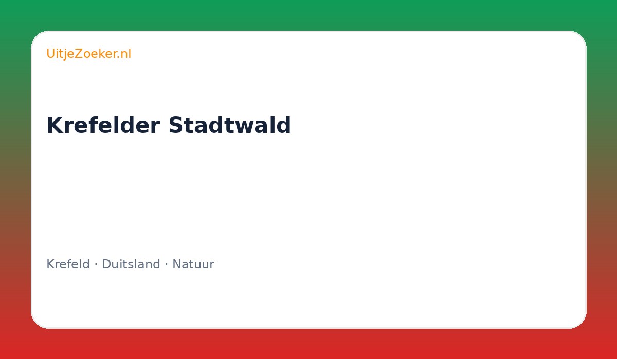 Krefelder Stadtwald