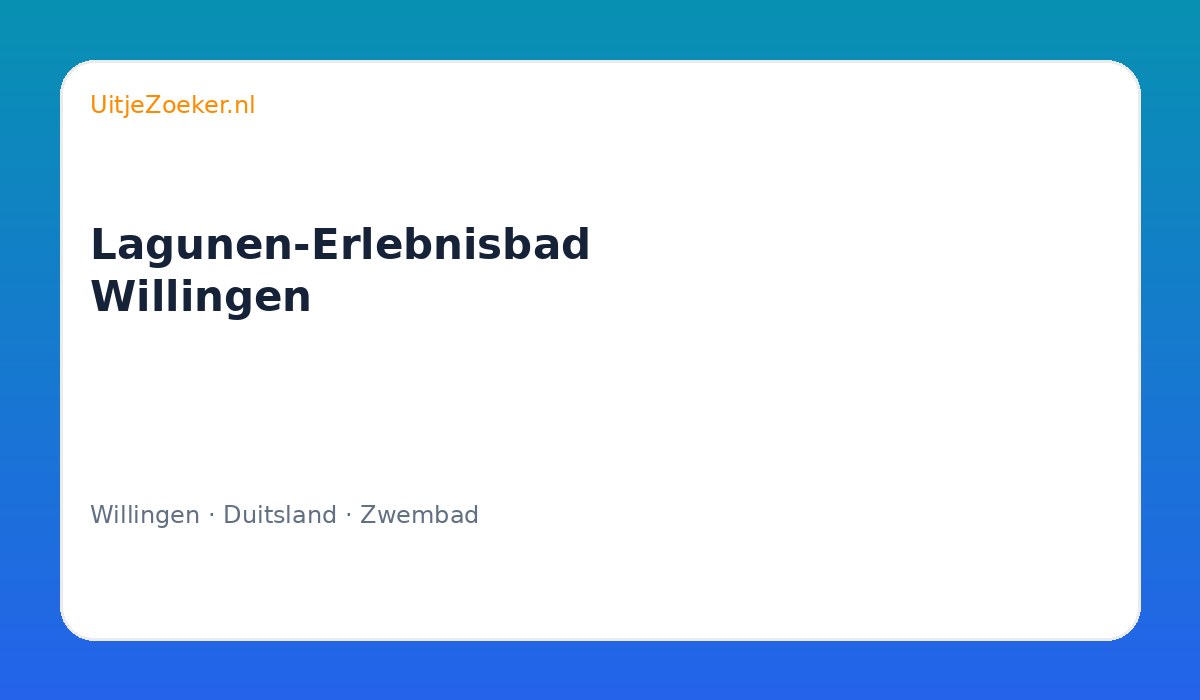 Lagunen-Erlebnisbad Willingen