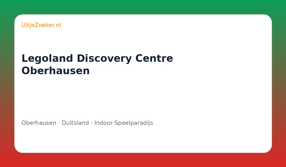 Legoland Discovery Centre Oberhausen