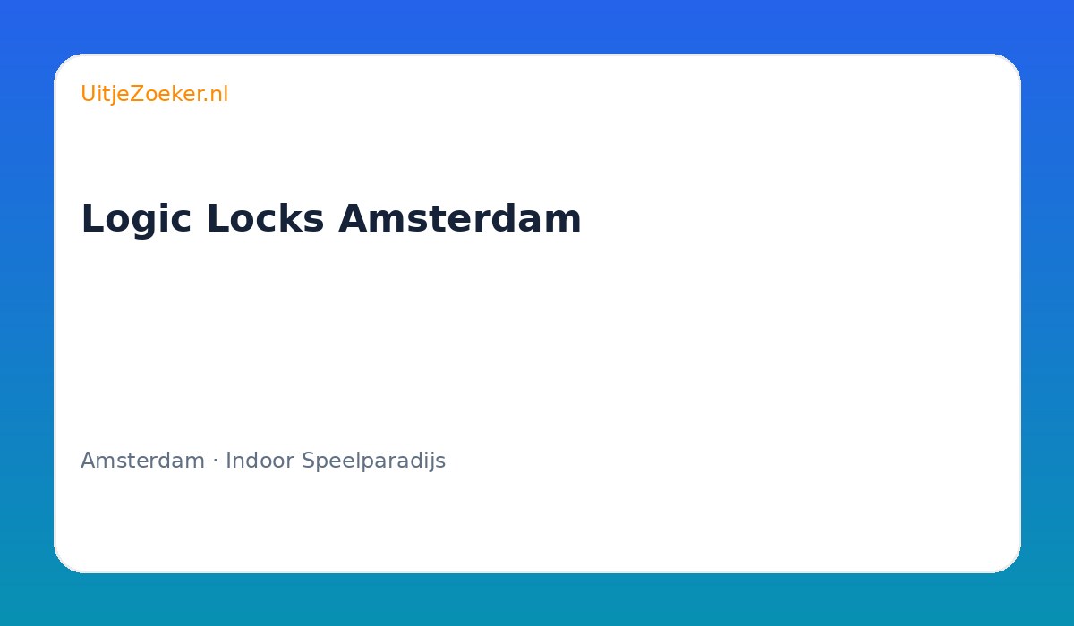 Logic Locks Amsterdam