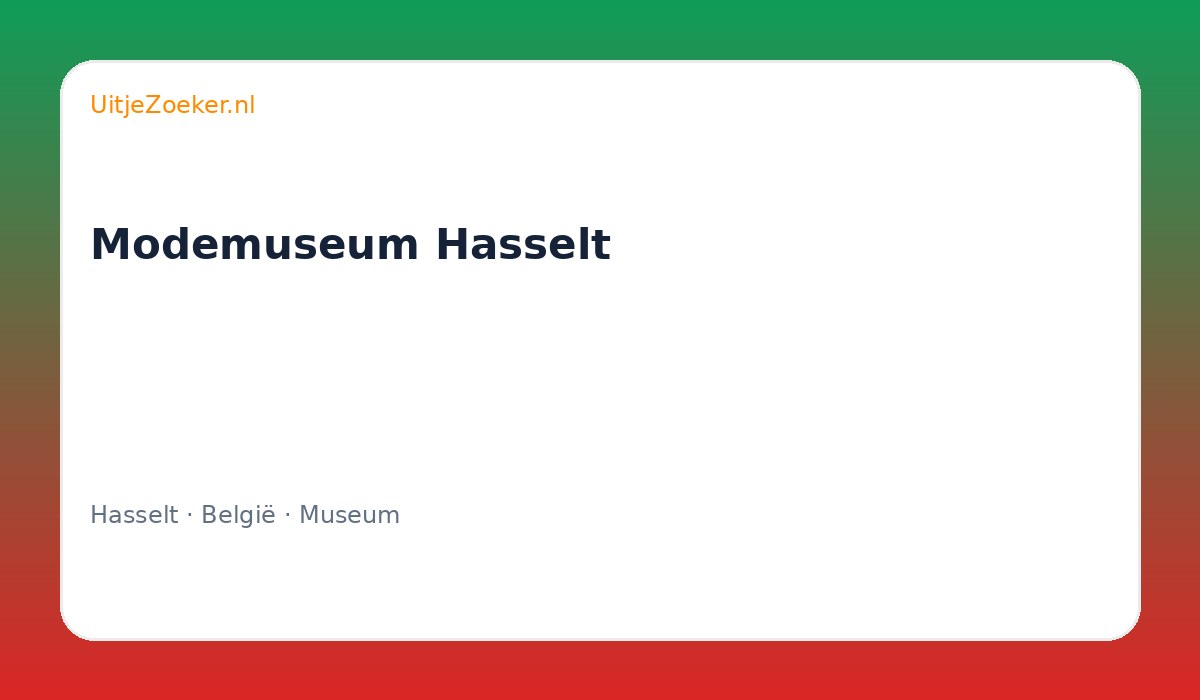 Modemuseum Hasselt
