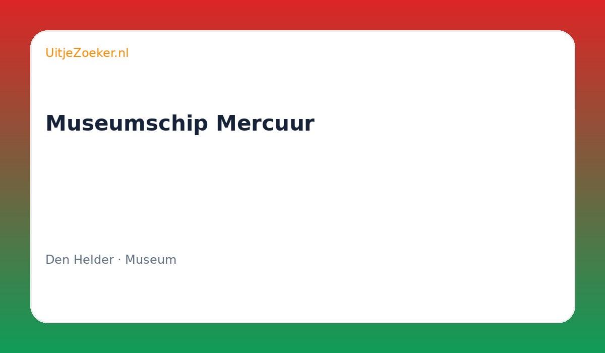 Museumschip Mercuur