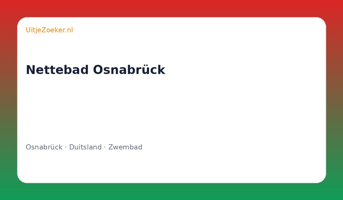 Nettebad Osnabrück