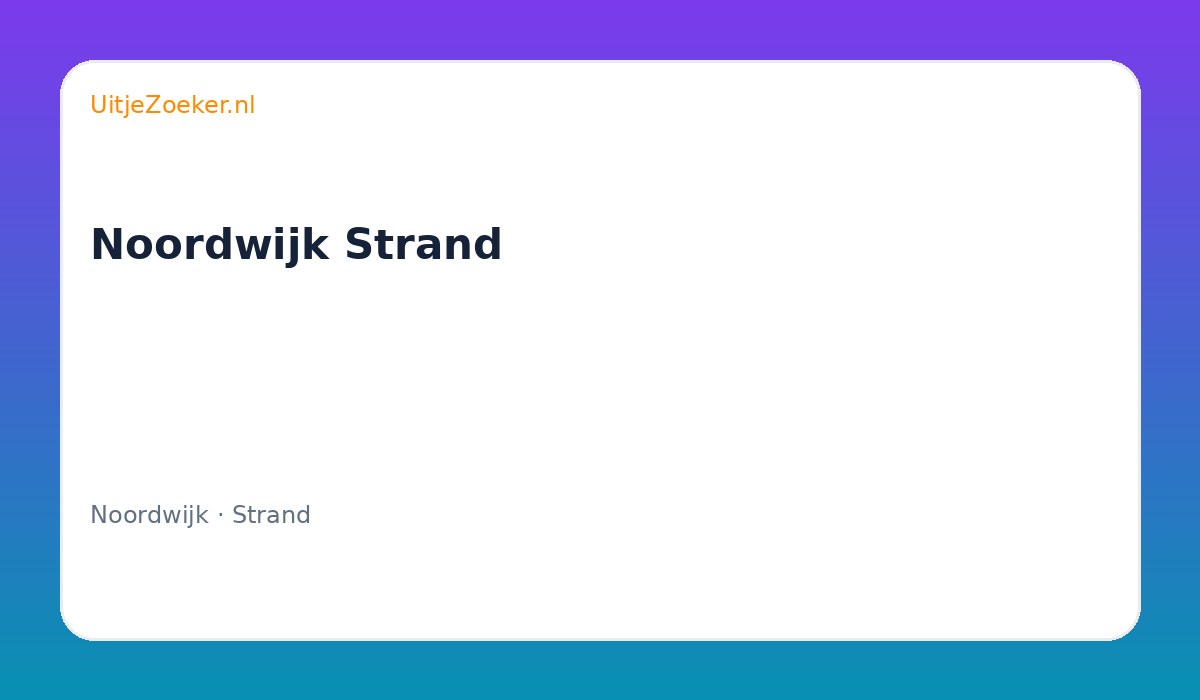 Noordwijk Strand