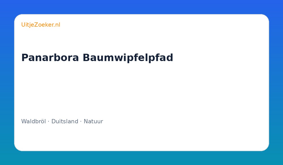 Panarbora Baumwipfelpfad
